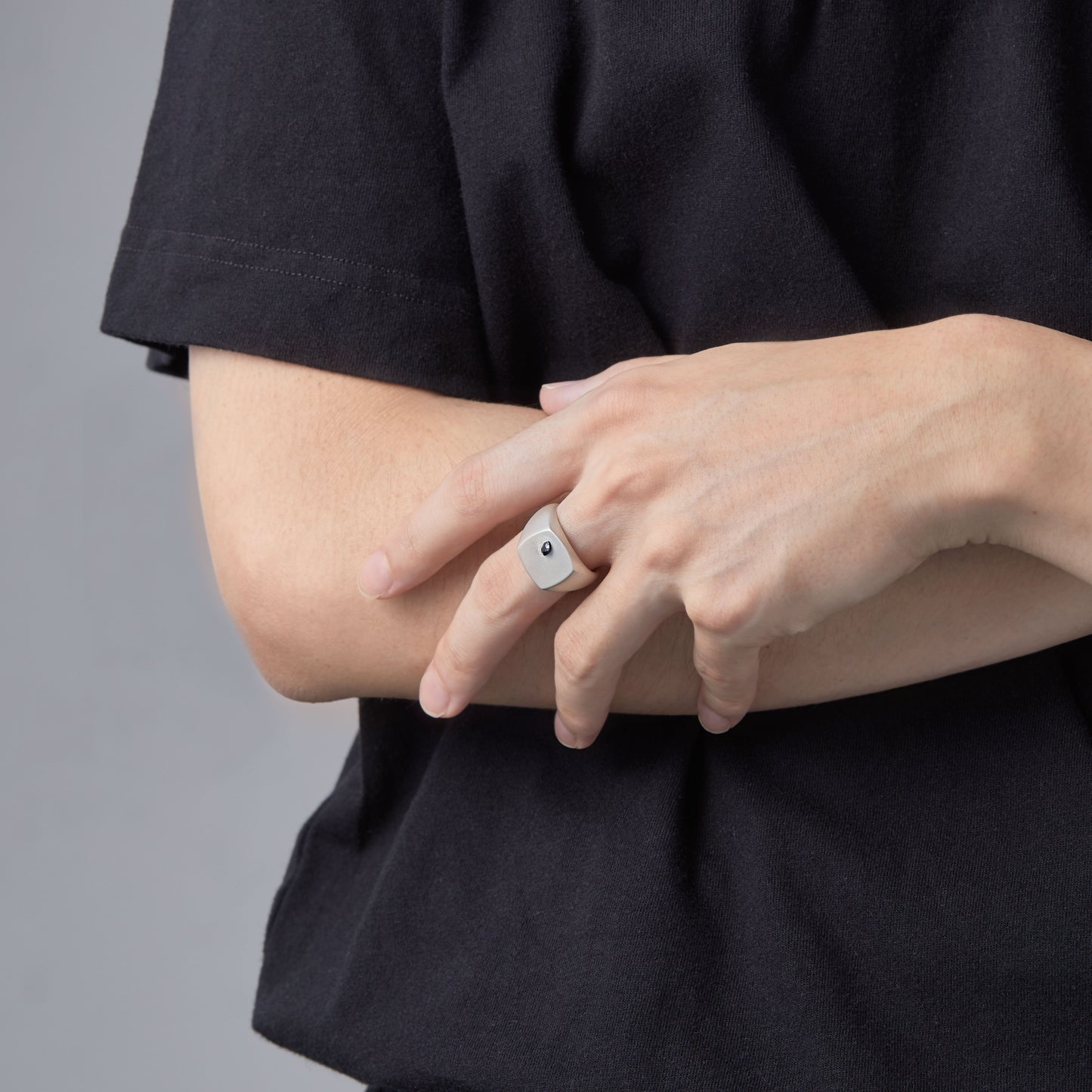 GREED Ring (black) / SV925