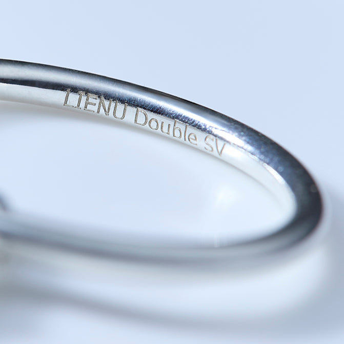 Double Ring / SV925・K18
