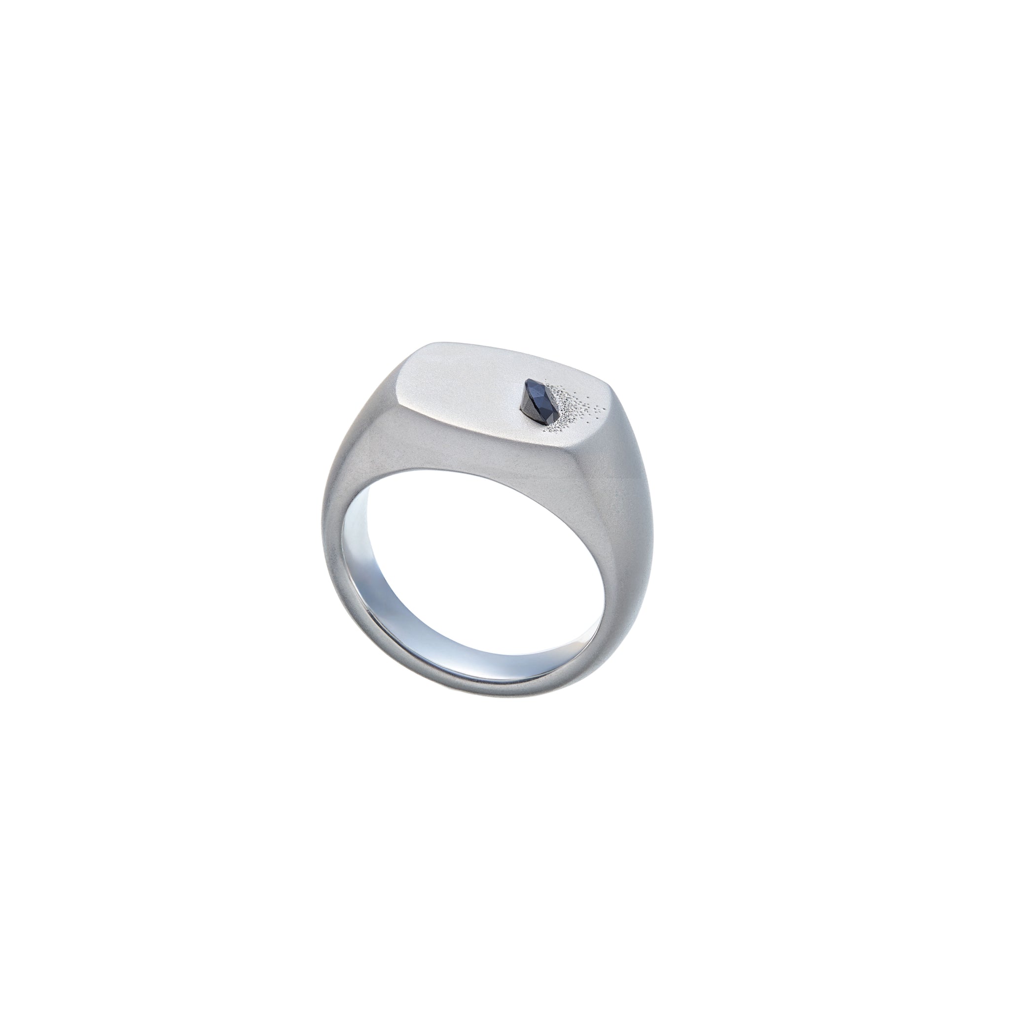 GREED Small Ring (black) / SV925