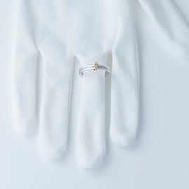 Double Ring / SV925・K18