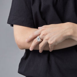 GREED Ring (black) / SV925